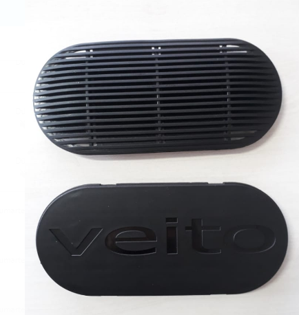 Veito CH1200 LT Siyah Baskılı Kapak Ve Izgara Kapağı